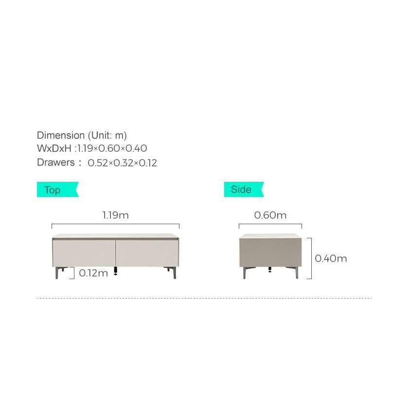 OLIVIA Sintered Stone Coffee Table