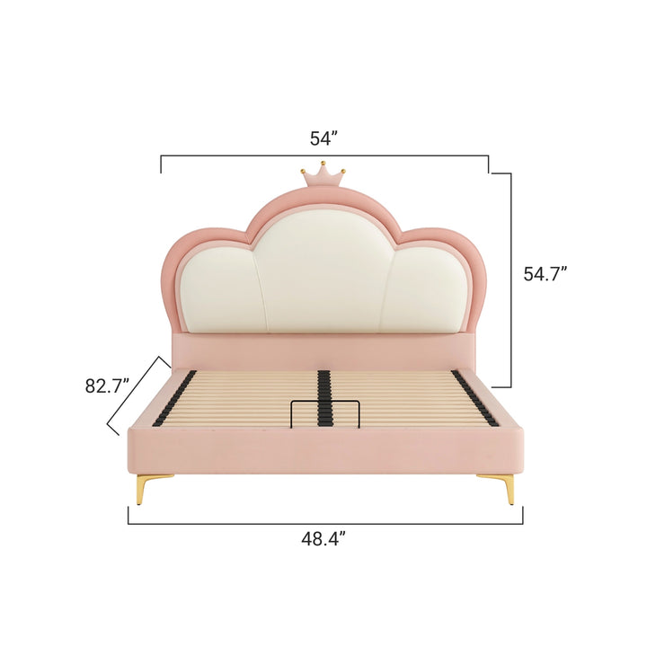 LYDIA Dreamy Pink Double Bed