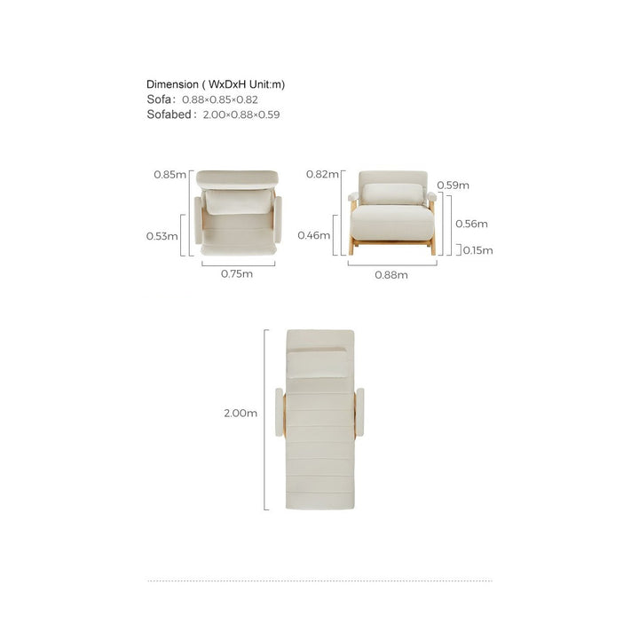 SCARLETT Sleeper Lounge Chair