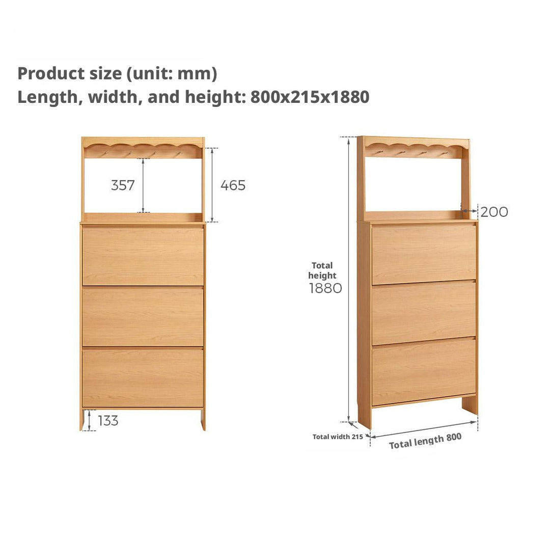 JACKIE Ultra Thin Shoe Cabinet
