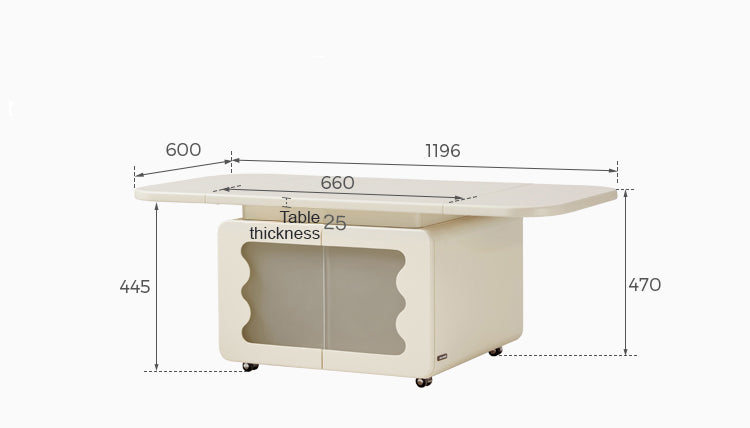 GENEVIEVE Foldable Coffee Table