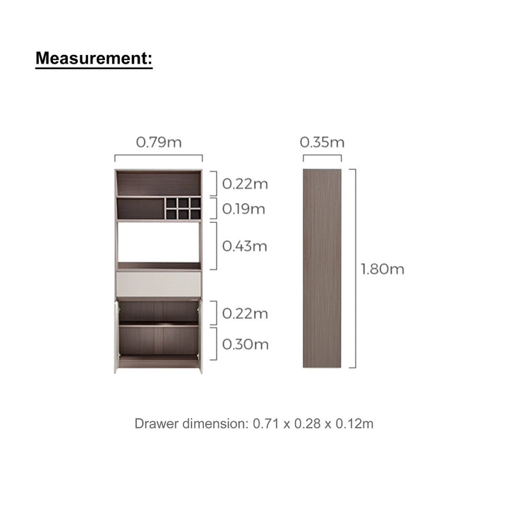 BORDERS Slim Storage Cabinet