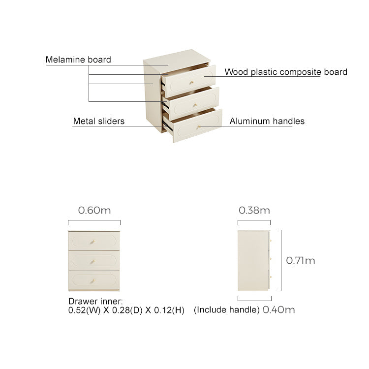 FREYJA Smooth Melamine Dresser