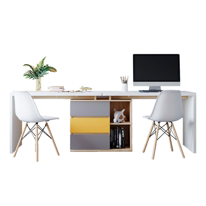 LEROY Wood Cabinet & Office Desk