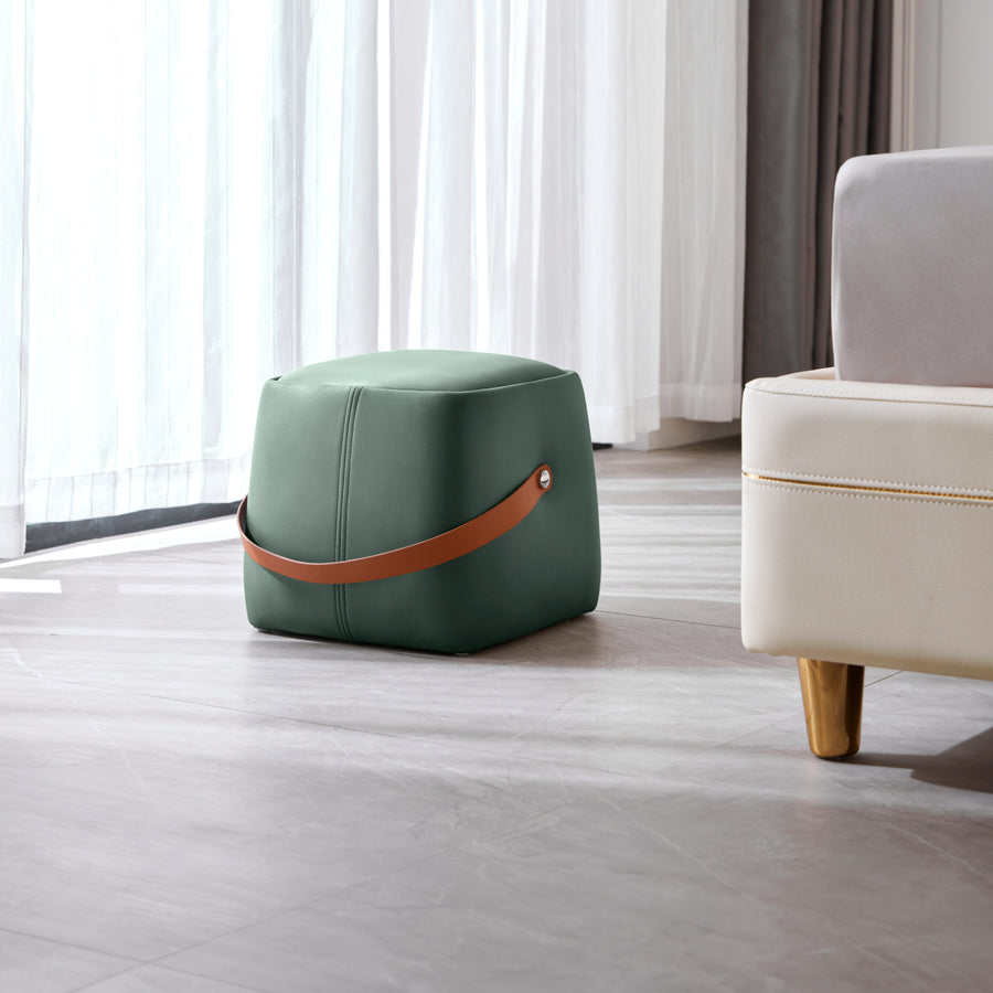LINCOLN Versatile Green Foot Stool