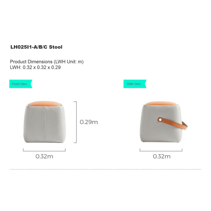 LINCOLN Versatile Green Foot Stool