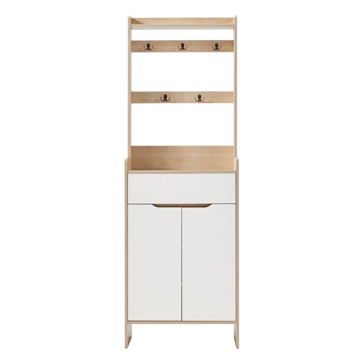 LUCA White Wooden Shoe Cabinet