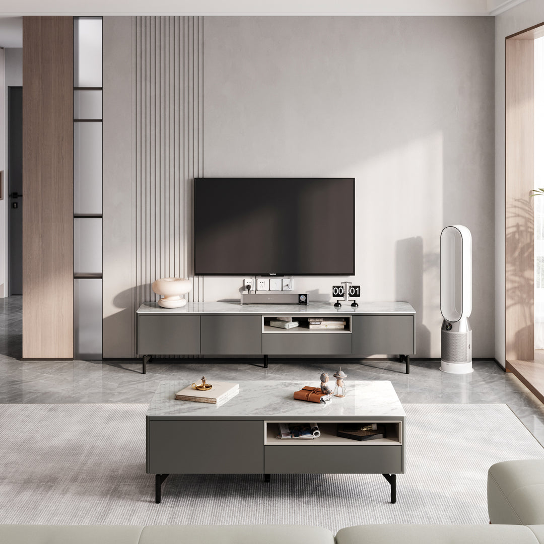 LAUREL Grey TV Stand