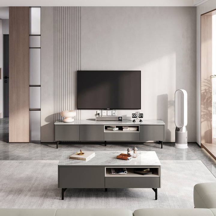 LAUREL Grey TV Stand