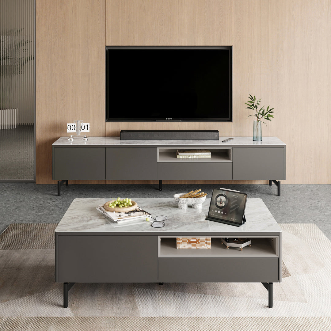 LAUREL Grey TV Stand