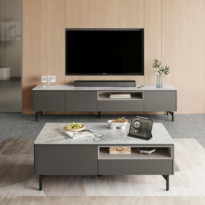 LAUREL Grey TV Stand