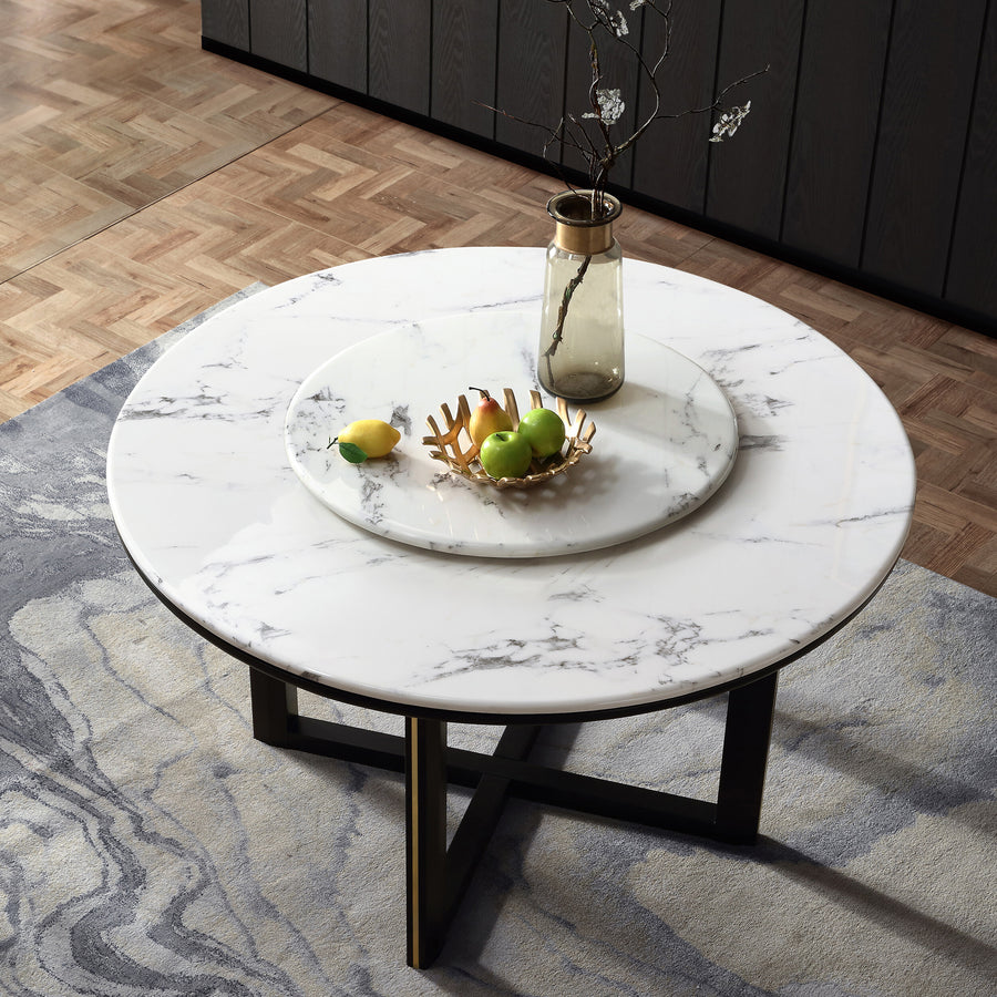 MARCEL Faux Marble Dining Table