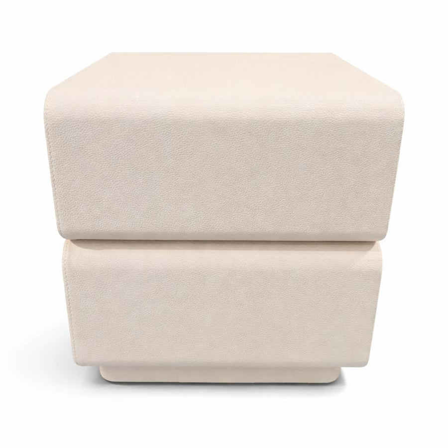 LUXEEDGE Sleek Grey Nightstand