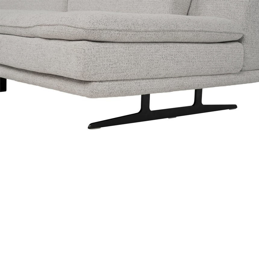 LEEROY Light Grey Fabric Sofa