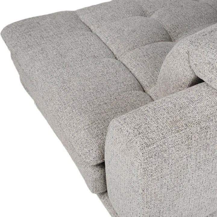 LEEROY Light Grey Fabric Sofa