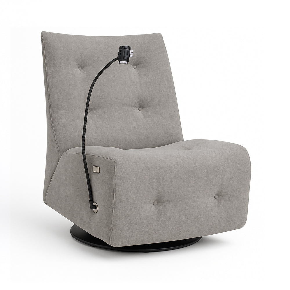 TAVIERO Customizable Fabric Recliner Lounge Chair