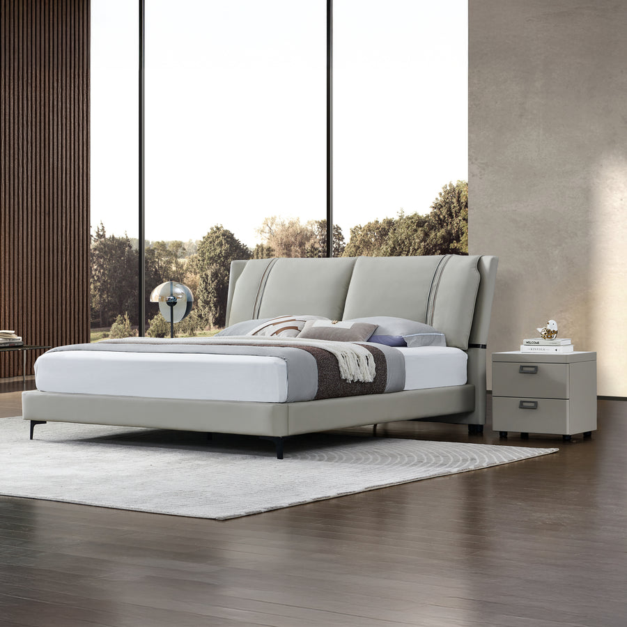 SELWYN Luxe Leatherette Bed