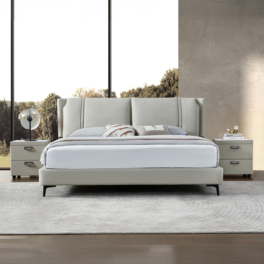 SELWYN Luxe Leatherette Bed