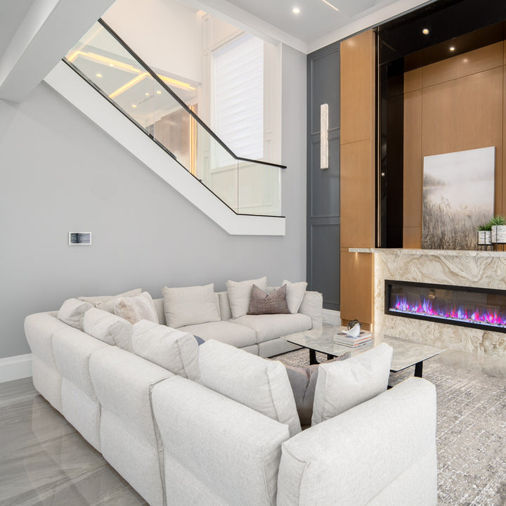 FLEX Ivory Fabric Modular Sofa
