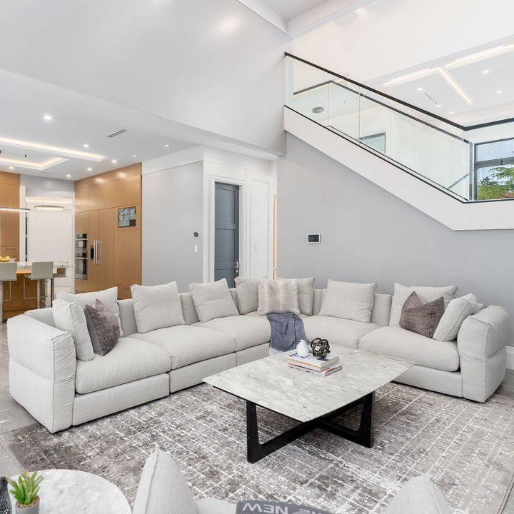 FLEX Ivory Fabric Modular Sofa