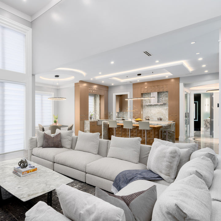 FLEX Ivory Fabric Modular Sofa