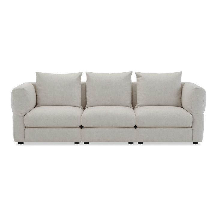FLEX Ivory Fabric Modular Sofa