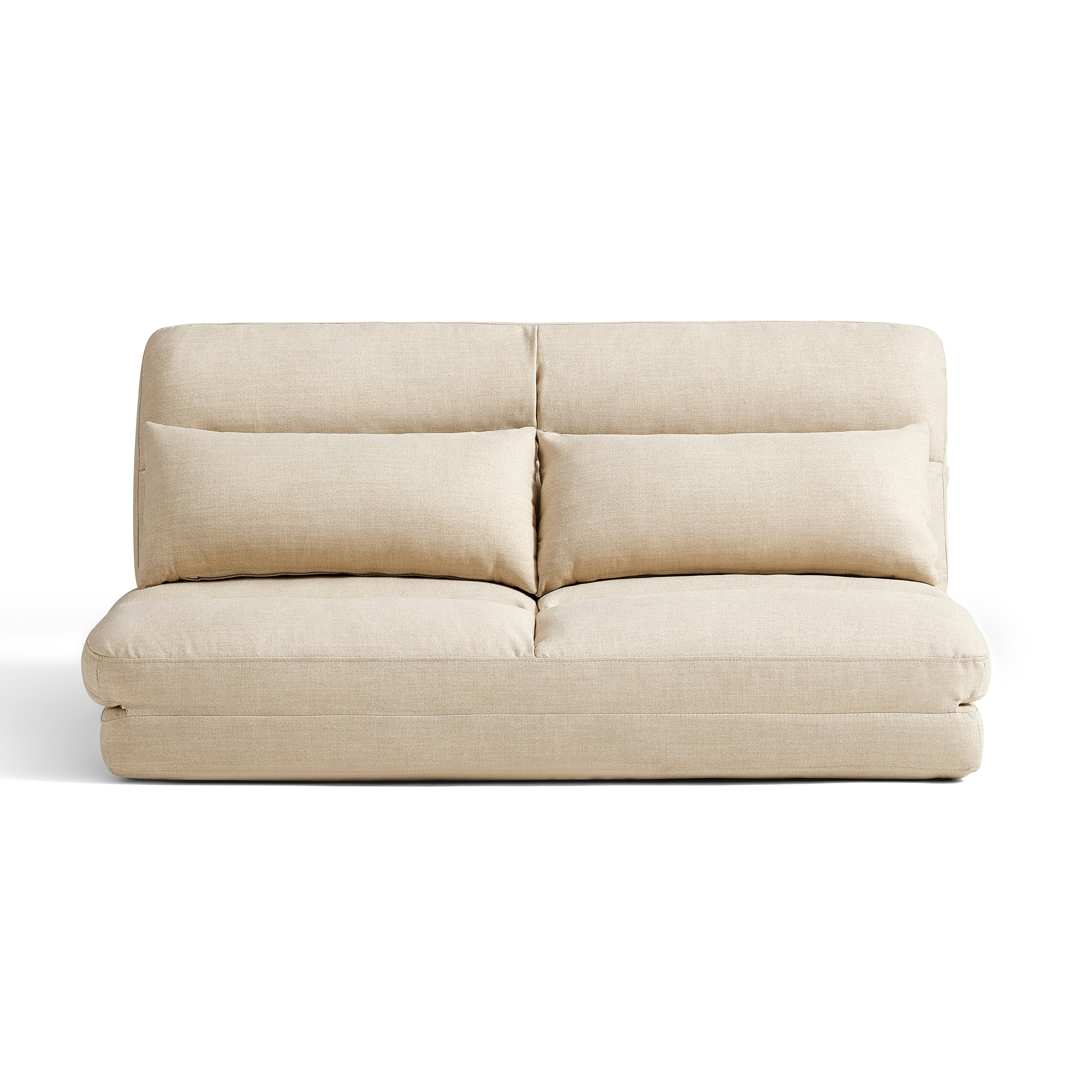 LEO White Cream Foldable Sofa – Home Quarters Furnishings