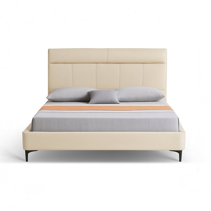LYSANDER Half Leather Bed