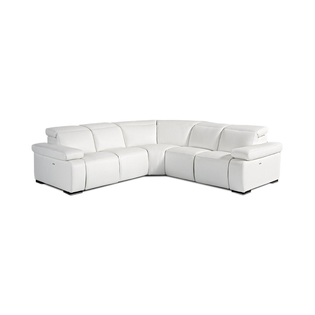 HYDING Full Leather Power Motion Sectional - NT Concepts Italia Left