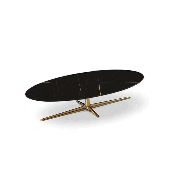 OSLO Black Ceramic Coffee Table