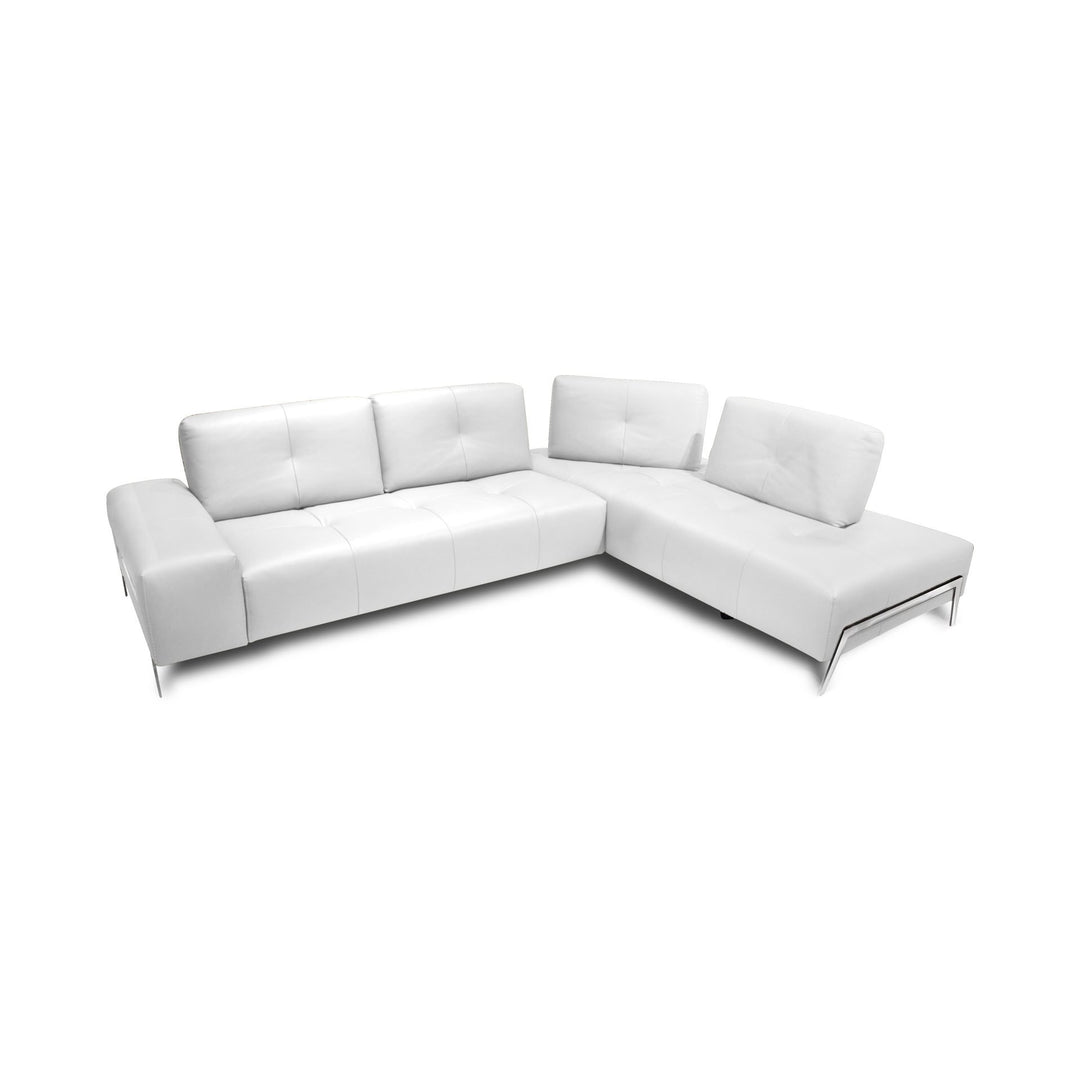 LEON Full Leather Adjustable Sectional - Incanto Italy