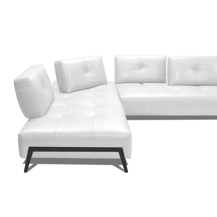 LEON Full Leather Adjustable Sectional - Incanto Italy