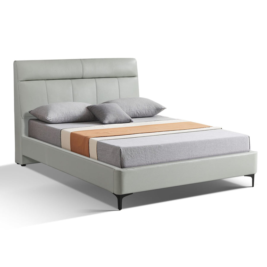 LYSANDER Half Leather Bed