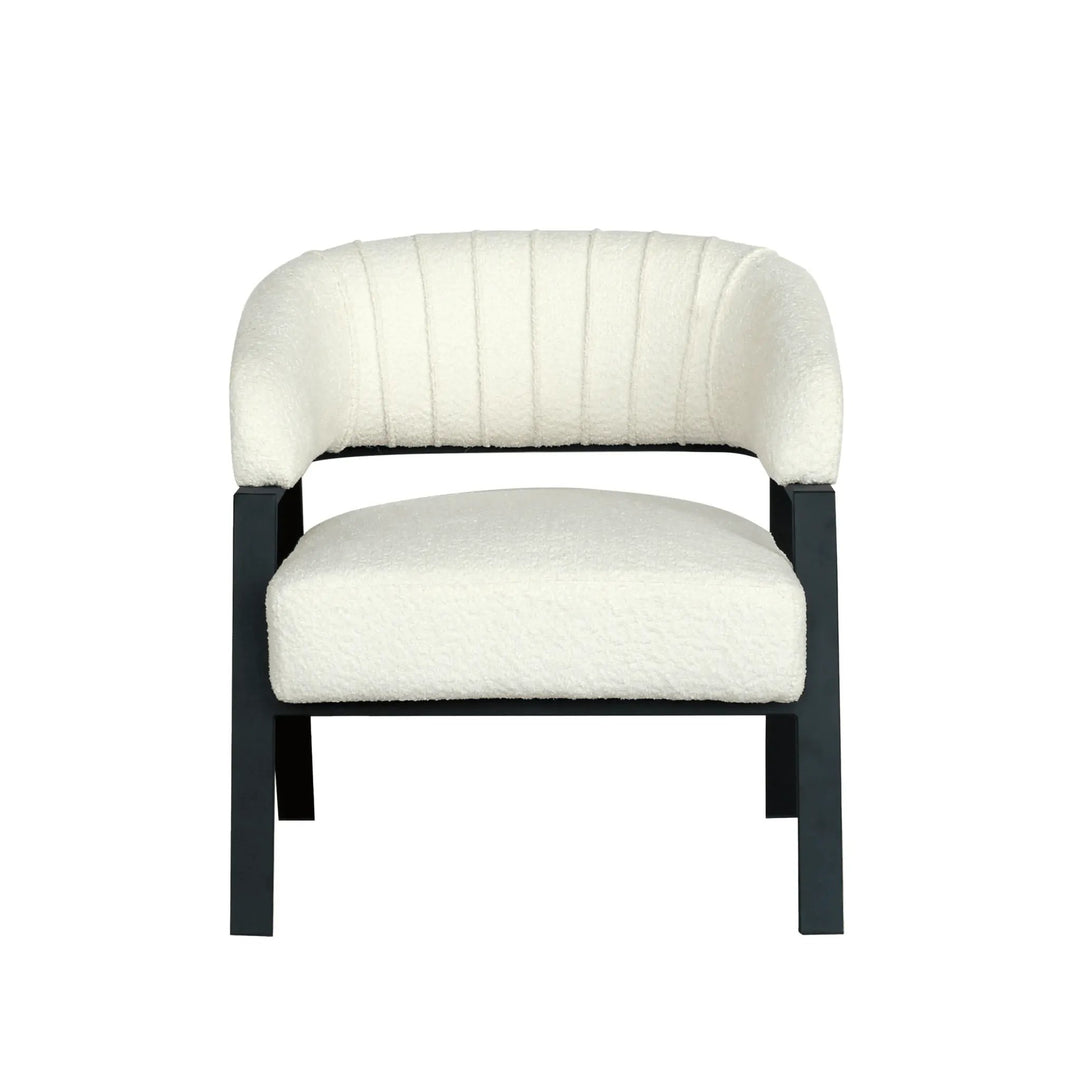 HALLSTATT Boucle Fabric Accent Chair
