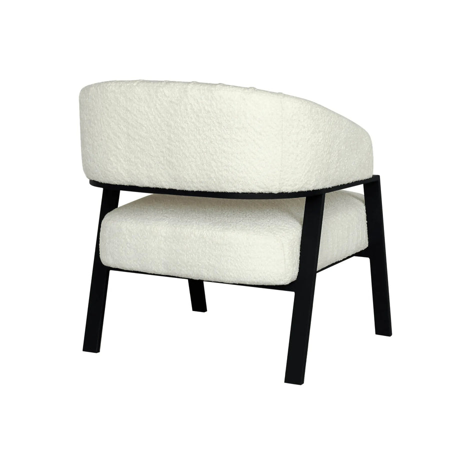 HALLSTATT Boucle Fabric Accent Chair