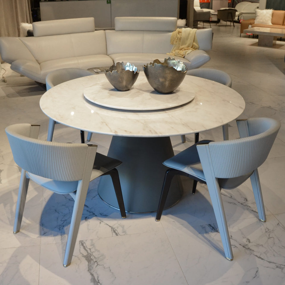 FLORA Grey Marble Dining Table