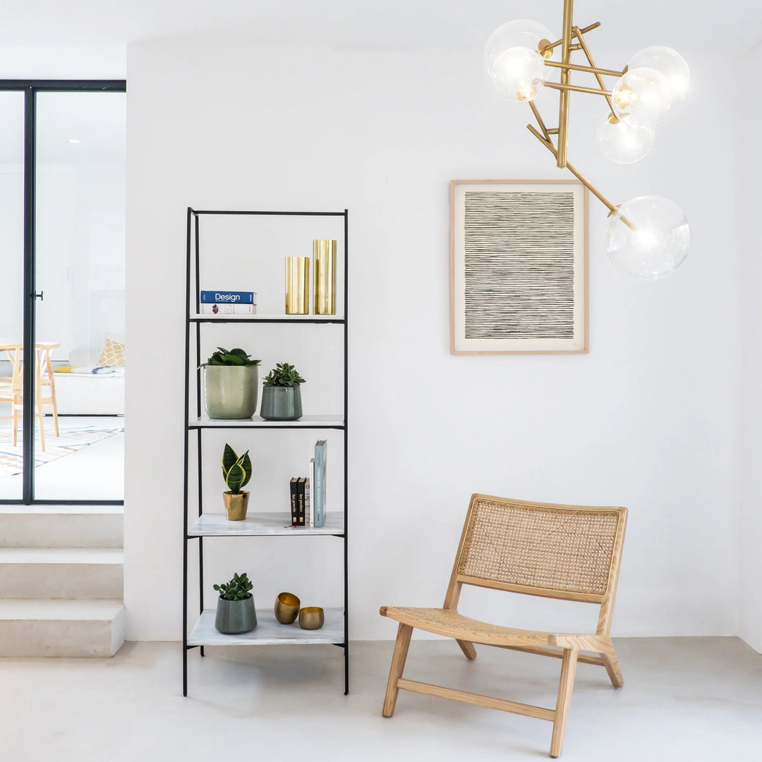 ZOE Solid Wood Rattan Chair