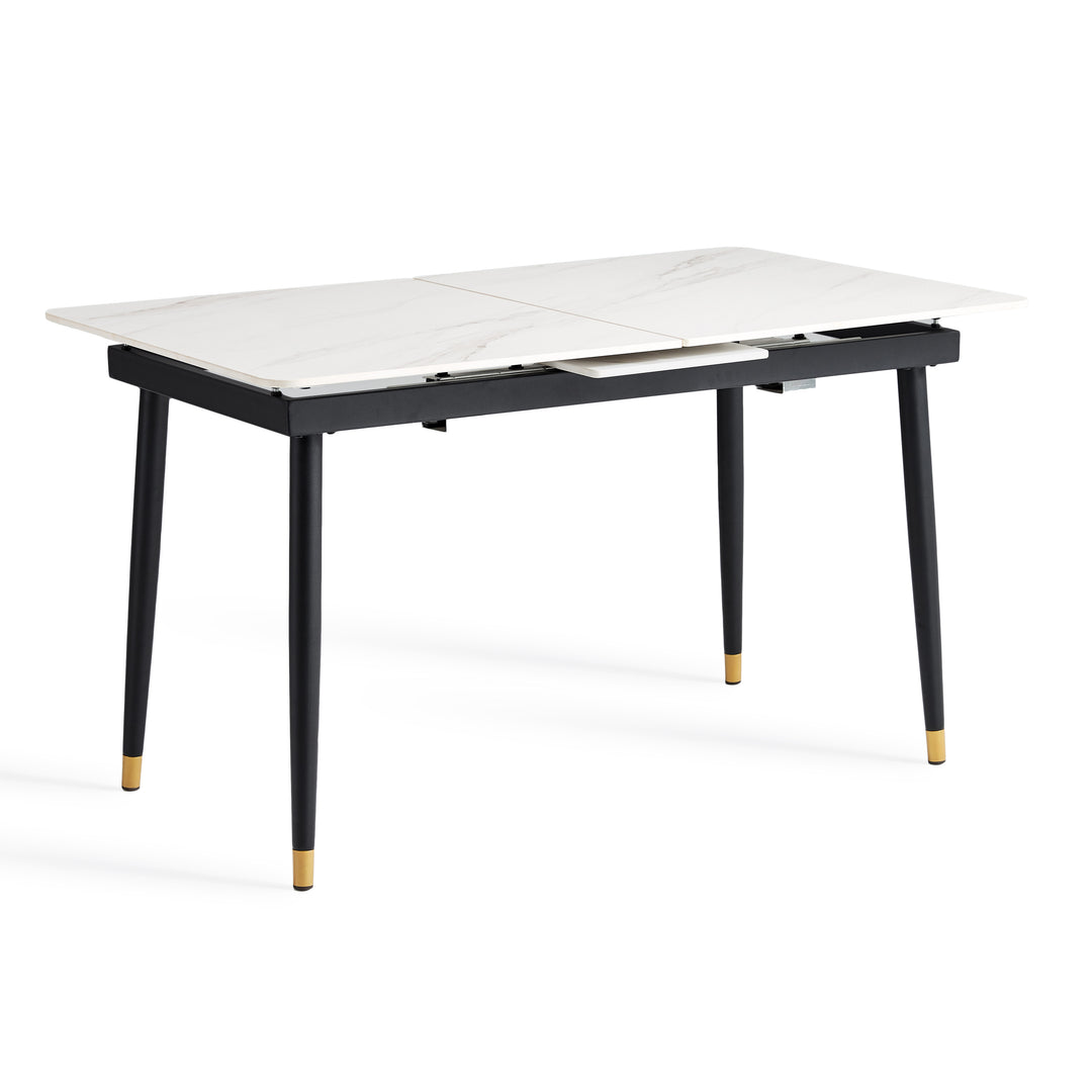 OSWELL Ceramic Extendable Dining Table