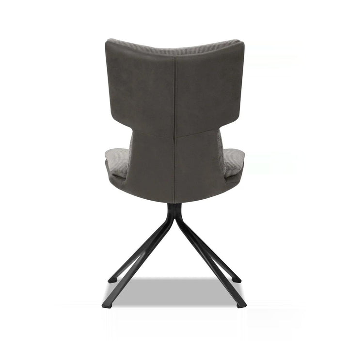 JIACAMO Pewter Corduroy Dining Chair