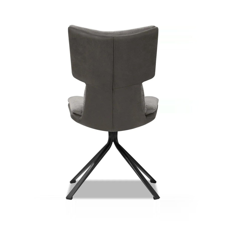 JIACAMO Pewter Corduroy Dining Chair