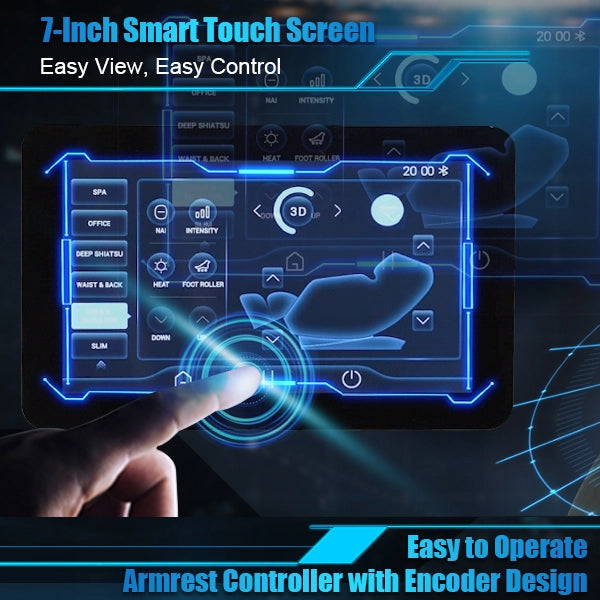COSTWAY 3D SL-Track Full Body Zero Gravity Massage Chair