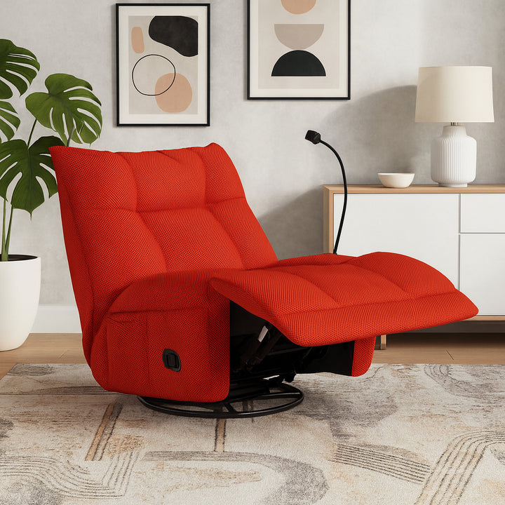 RENZO Swivel Rocking Recliner Chair