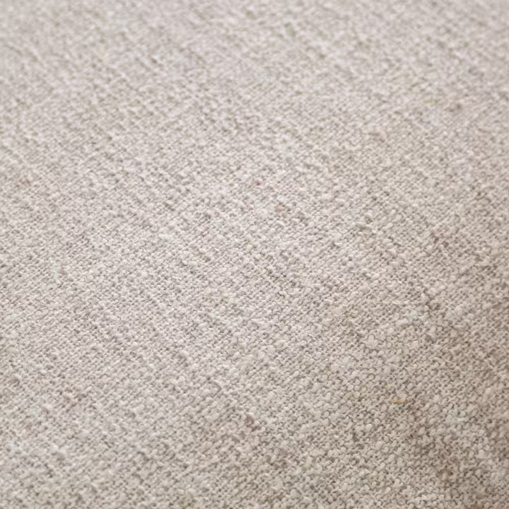 ELEANOR White Fabric Rattan Sofa