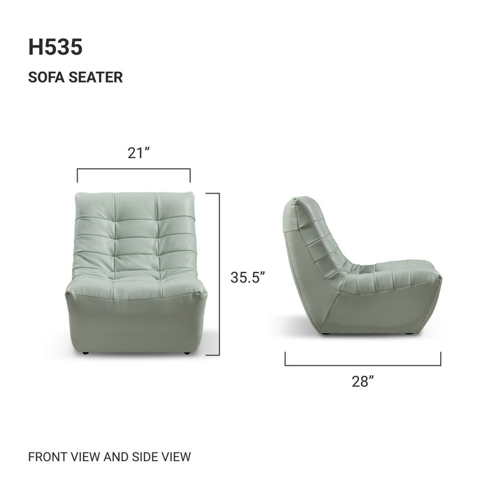 LALA Comfy Stitched Kids Sofa Seater