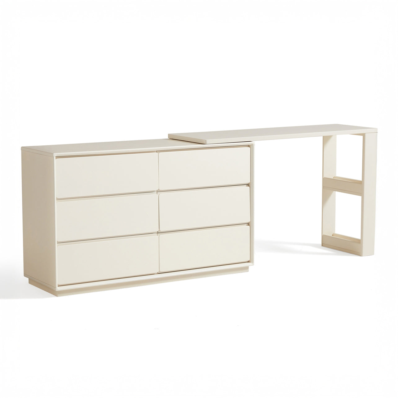 AURIVINE Convertible Vanity Desk with Storage Drawers – Home Quarters ...