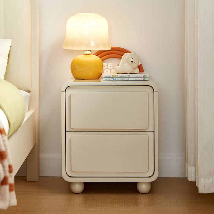 MARSHALL Cream Nightstand