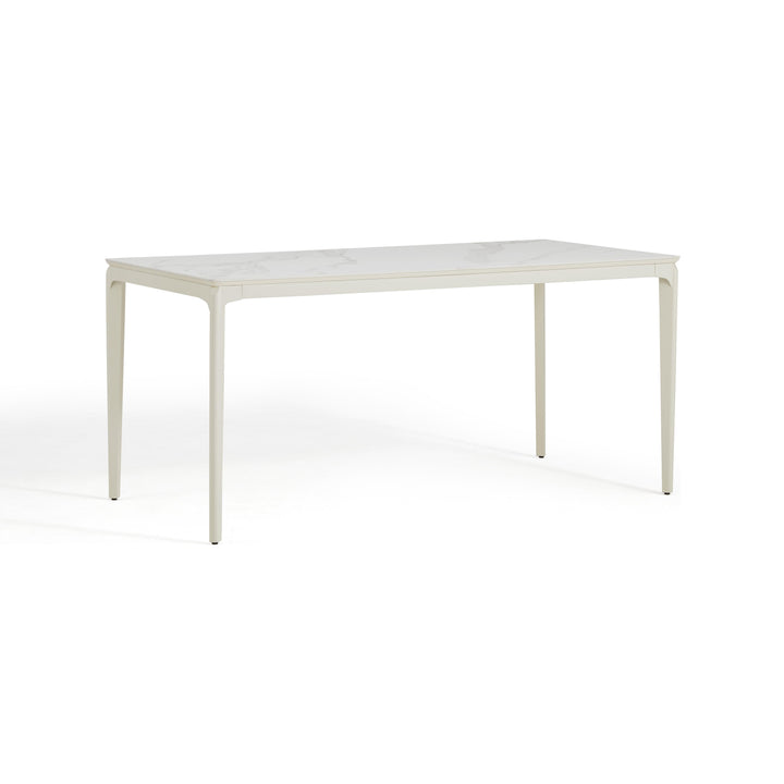 LISHA White Ceramic Dining Table