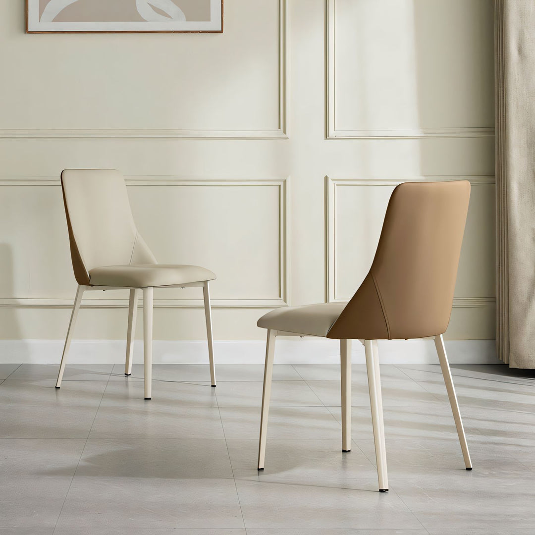 LISHA White Cream Dining Chair