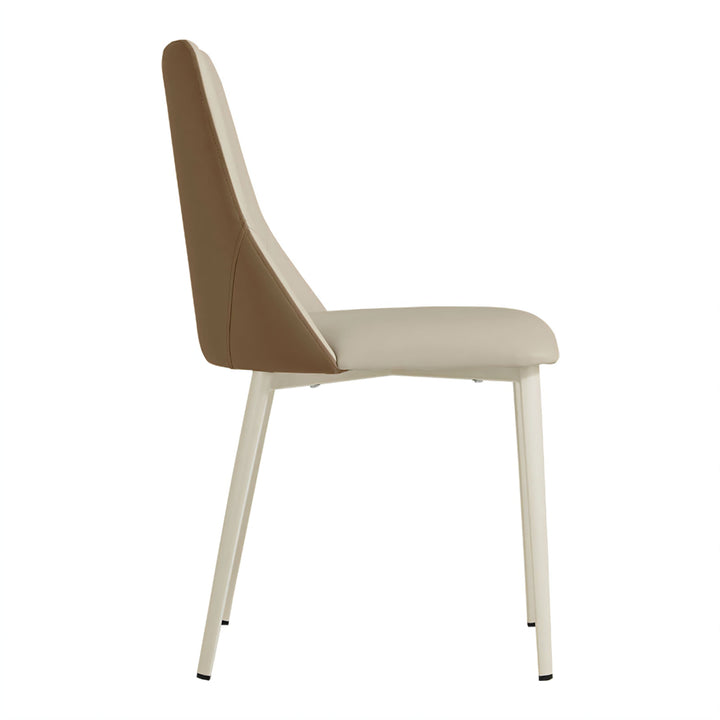 LISHA White Cream Dining Chair