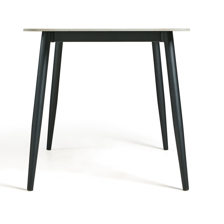 JAYCEE Rounded Corners Ceramic Dining Table